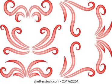 vector ornament lines
