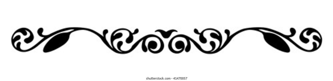 vector ornament on white background
