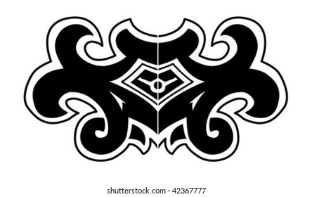 ornamento de vetor sobre fundo branco