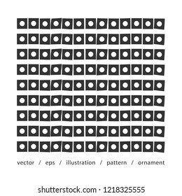 Vector ornament. Pattern with abstract geometric. Design background for card, web, print, wallpaper, textile printing, packaging.