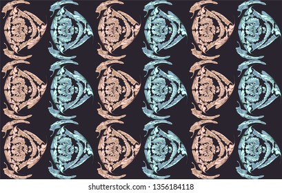 Vector ornament pattern background. Abstract flourish mandala. Sketched print. Elegant luxury texture for wallpaper, page fill, tile, carpet.