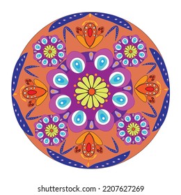 Vector ornament pattern creative design illustration element. Elegant decorative design mandala template.