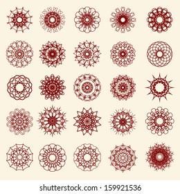 vector ornament set