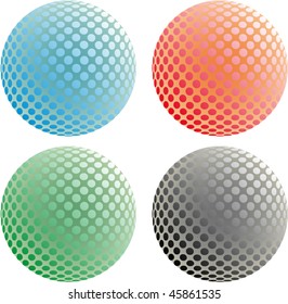 Vector. Ornament set in color 63. More Ornaments see in portfolio