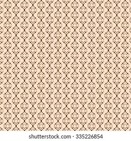 Vector ornament shapes of brown on a beige background.