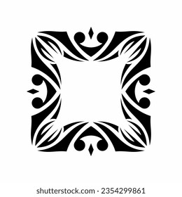 Logo de diseño de plantillas de ornamento vectorial. Vector de ornamentos moderno para el diseño de la invitación a la boda, el fondo y la plantilla de impresión