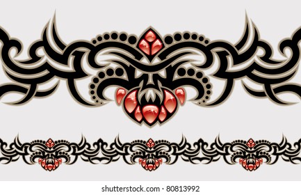 vector ornament In tribal style
