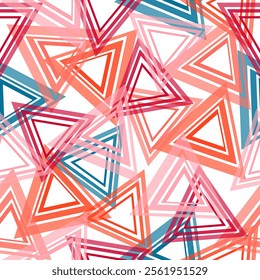  Vector ornament with various chaotic brush drawn colorful geometric figures. Fashion fabric patchwork design.