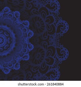 Vector ornamental abstract background