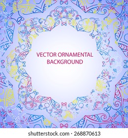 Vector ornamental background