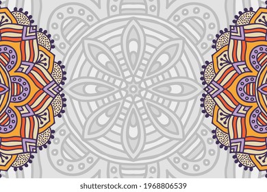 Vector ornamental background with mandala