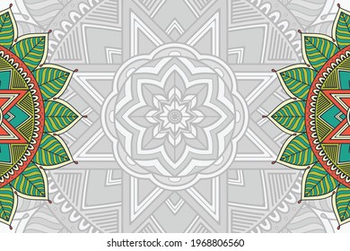 Vector ornamental background with mandala