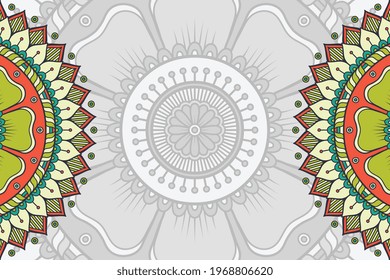 Fondo ornamental vectorial con mandala