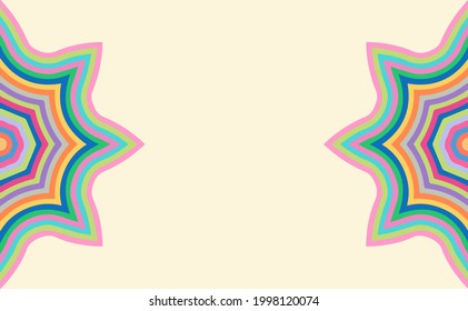 Vector de fondo ornamental con mandala oriental. Belleza geométrica étnica y diseño para motivos islámicos, árabes, indios, turcos, pakistaníes, chinos, otomanos.