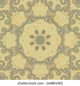 Vector Ornamental Background with polka dot for You Design