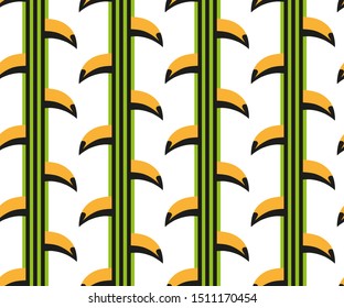 Vector ornamental bird decorative background. Ethnic seamless pattern ornament. Vector pattern.
