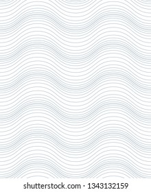 Vector ornamental continuous background made using undulate lines and curves. Monochrome netting composition can be used as wallpaper pattern.
