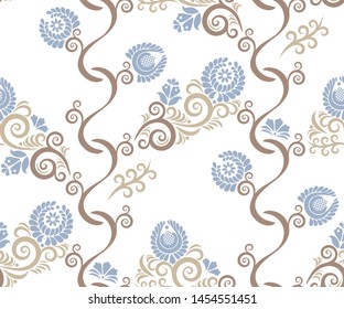 Vector ornamental decorative background. Ethnic seamless pattern ornament. Vector pattern.