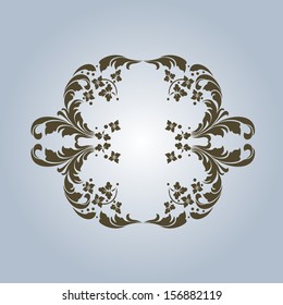 Vector ornamental Decorative elements design,vintage frame,luxury frame 