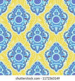 Vector ornamental ethnic art, patterned Indian, Turkish, Arabic, paisley. Hand drawn illustration. Tattoo, astrology, alchemy, boho and magic symbol. Original design in doodle style.