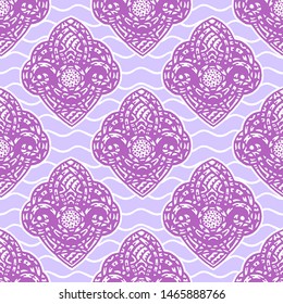 Vector ornamental ethnic art, patterned Indian, Turkish, Arabic, paisley. Hand drawn illustration. Tattoo, astrology, alchemy, boho and magic symbol. Original design in doodle style.