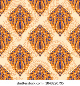 Vector ornamental ethnic art, patterned Indian, Turkish, Arabic, paisley. Hand drawn illustration. Tattoo, astrology, alchemy, boho and magic symbol. Original design in doodle style.