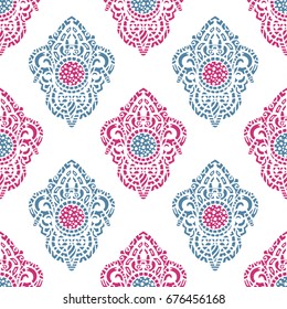 Vector ornamental ethnic art, patterned Indian, Turkish, Arabic, paisley. Hand drawn illustration. Tattoo, astrology, alchemy, boho and magic symbol. Original design in doodle style.