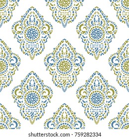 Vector ornamental ethnic art, patterned Indian, Turkish, Arabic, paisley. Hand drawn illustration. Tattoo, astrology, alchemy, boho and magic symbol. Original design in doodle style.