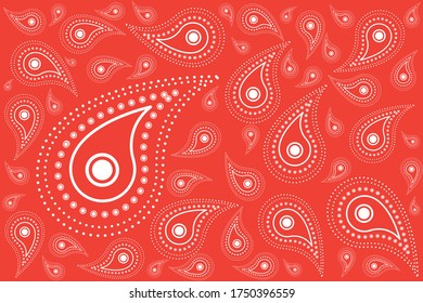 Vector ornamental ethnic background.Indian,Arabic & Sri lankan pattern.