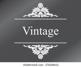 Vector Ornamental Frame. Easy to edit. Perfect for invitations 