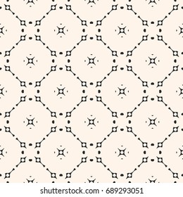Vector ornamental geometric background with carved shapes, circular lattice. Stylish pattern in Arabian style. Traditional motif in modern digital rendition. Monochrome seamless texture, repeat tiles