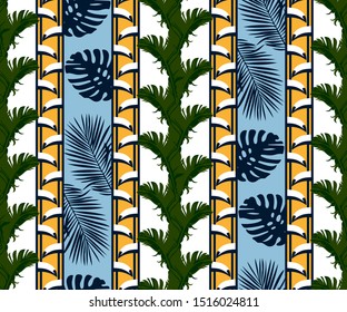 Vector ornamental hand drawing decorative background. Ethnic seamless pattern ornament. Vector pattern.