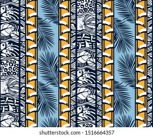 Vector ornamental hand drawing decorative background. Ethnic seamless pattern ornament. Vector pattern.