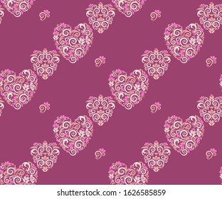 Vector ornamental hand drawing decorative background. Ethnic seamless pattern ornament. Vector pattern.