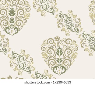 Vector ornamental hand drawing decorative background. Ethnic seamless pattern ornament. Vector pattern. Print for textile, cloth, wallpaper, scrapbooking