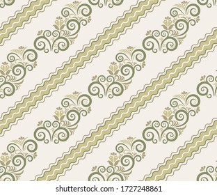 Vector ornamental hand drawing decorative background. Ethnic seamless pattern ornament. Vector pattern. Print for textile, cloth, wallpaper, scrapbooking