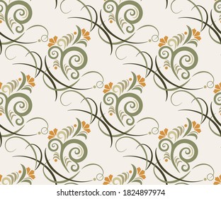 Fondo decorativo del dibujo de la mano ornamental vectorial. Ornamento étnico sin fisuras. Patrón vectorial.