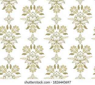 Fondo decorativo del dibujo de la mano ornamental vectorial. Ornamento étnico sin fisuras. Patrón vectorial.