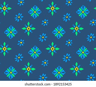 Vector ornamental hand drawing decorative background. Ethnic seamless pattern ornament. Vector pattern.