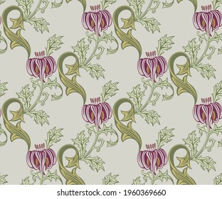 Vector ornamental hand drawing decorative baroque background. Ethnic seamless pattern ornament. Vector pattern.