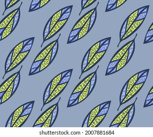 Vector ornamental hand drawing decorative background. Ethnic seamless pattern ornament. Vector pattern