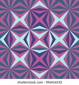 Vector ornamental illustration of colored ethnic elements. Colorful seamless pattern with stars symbols ornament in vector. Cute Folk Purple Blue colors vector background