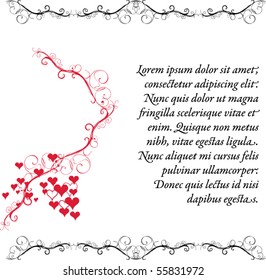 vector ornamental invitation