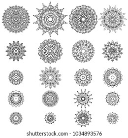 Vector Ornamental Line Pattern. Endless Texture. Oriental Geometric Ornament