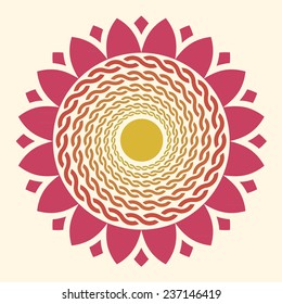 Vector Ornamental Mandala Illustration