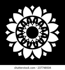 Vector Ornamental Mandala Illustration 