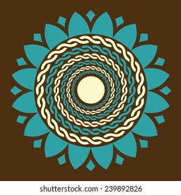 Vector Ornamental Mandala Illustration 