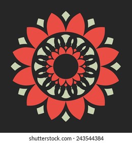 Vector Ornamental Mandala Illustration 