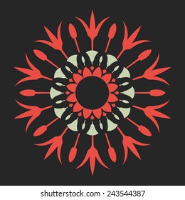 Vector Ornamental Mandala Illustration 