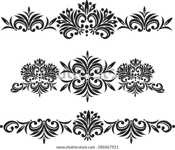 Vector Ornamental Pattern Wedding Invitations Greeting Abstract